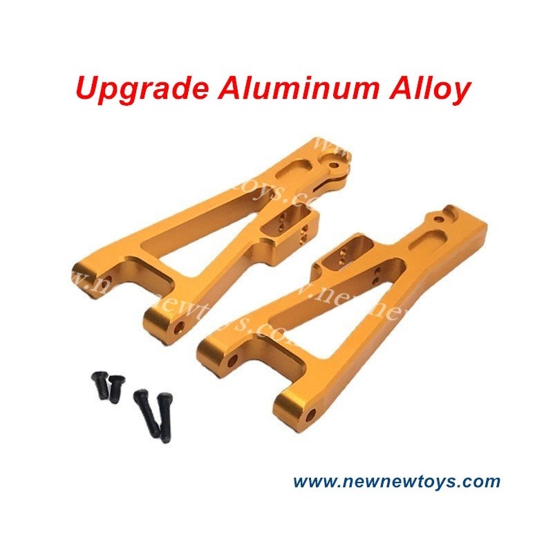 JLB J3 Speed Upgrades-Metal Down Suspension Arms EC1001/EA1001-Gold Color