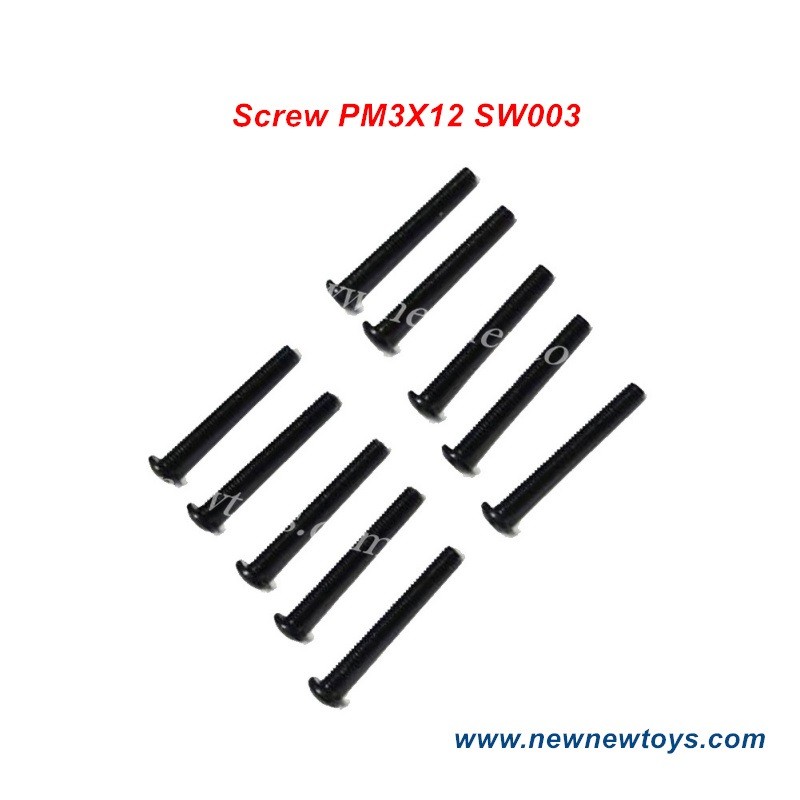 JLB Racing RC Car Parts Screw SW003-PM3X12