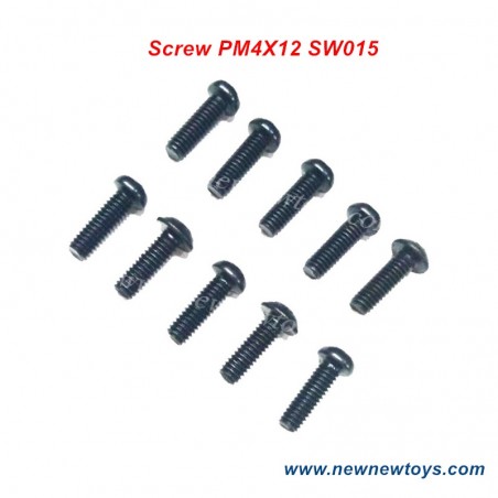 JLB Racing RC Car Parts Screw PM4X12 SW015