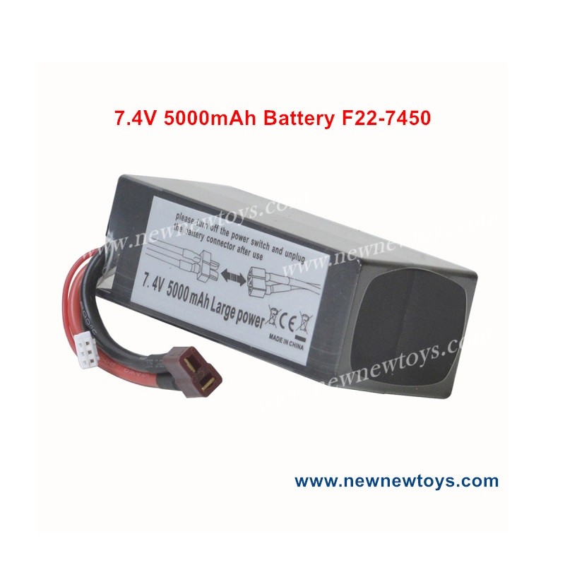 XLF F22A Battery Parts-7.4V 5000mAh F22-7450