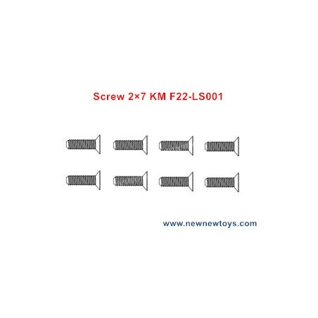 XLF F22A Parts Screw 2×7 KM F22-LS001