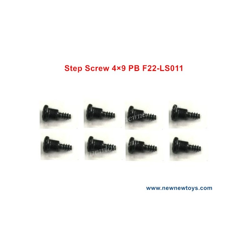 XLF F22A RC Parts Step Screw 4×9 PB F22-LS011