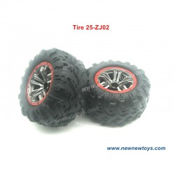 Xinlehong Toys 9125 Tire, Wheel Parts 25-ZJ02