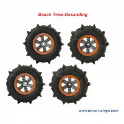 Xinlehong Toys 9125 Parts Beach Tires-Desanding-4Pcs