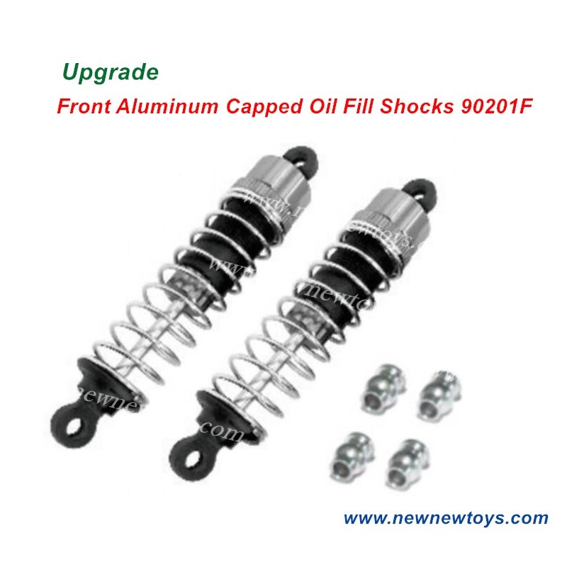 HBX 905 905A Shock Upgrade-Aluminum Capped Oil Fill Version-90201F (Front)