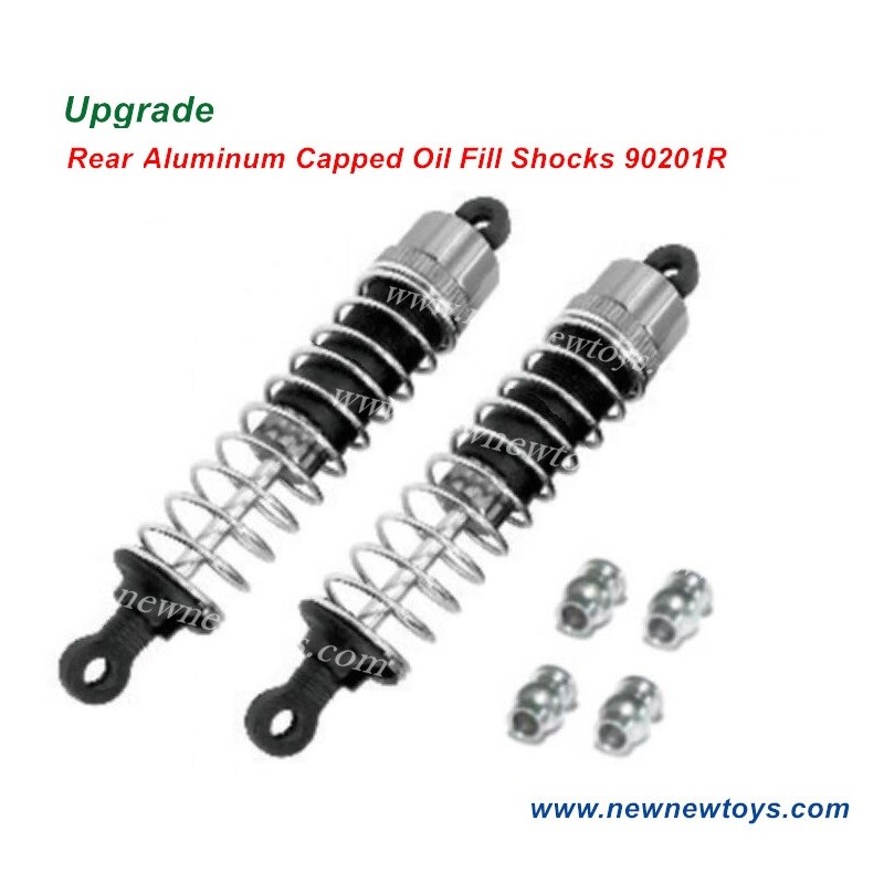 HBX Twister 905 905A Shock Upgrade-Aluminum Capped Oil Fill Version-90201R