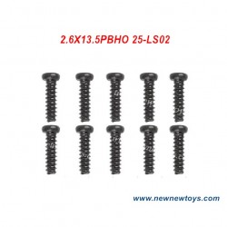 Xinlehong 9125 Parts 25-LS02, Round Headed Screw 2.6X13.5PBHO