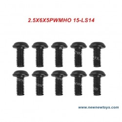 9125 RC Truck Parts 15-LS14, Round Headed Screw 2.5X6X5PWMHO