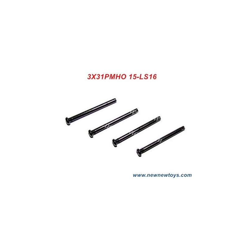 9125 RC Truck Parts 15-LS16, Round Headed Screw 3X31PMHO