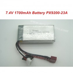PXtoys 9200 Battery 7.4V 1700mAh, Piranha Car Battery Parts