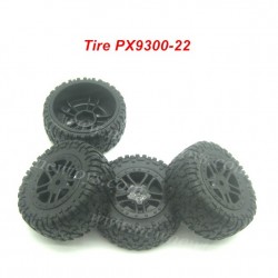 PXtoys 9301 Wheel, Tire Parts PX9300-22 For Speed Pioneer RC Car