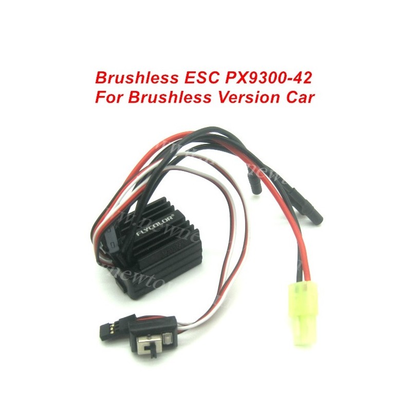 PXtoys 9301 Brushless ESC, Receiver Parts PX9300-42, Green Plug Version