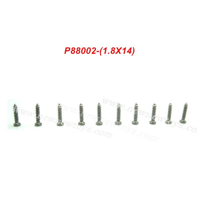 PXtoys 1/18 RC Car 9300 9301 9302 9303 9306 9307 Parts P88002, 1.8X14  Screw