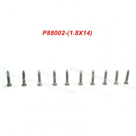 PXtoys 1/18 RC Car 9300 9301 9302 9303 9306 9307 Parts P88002, 1.8X14  Screw
