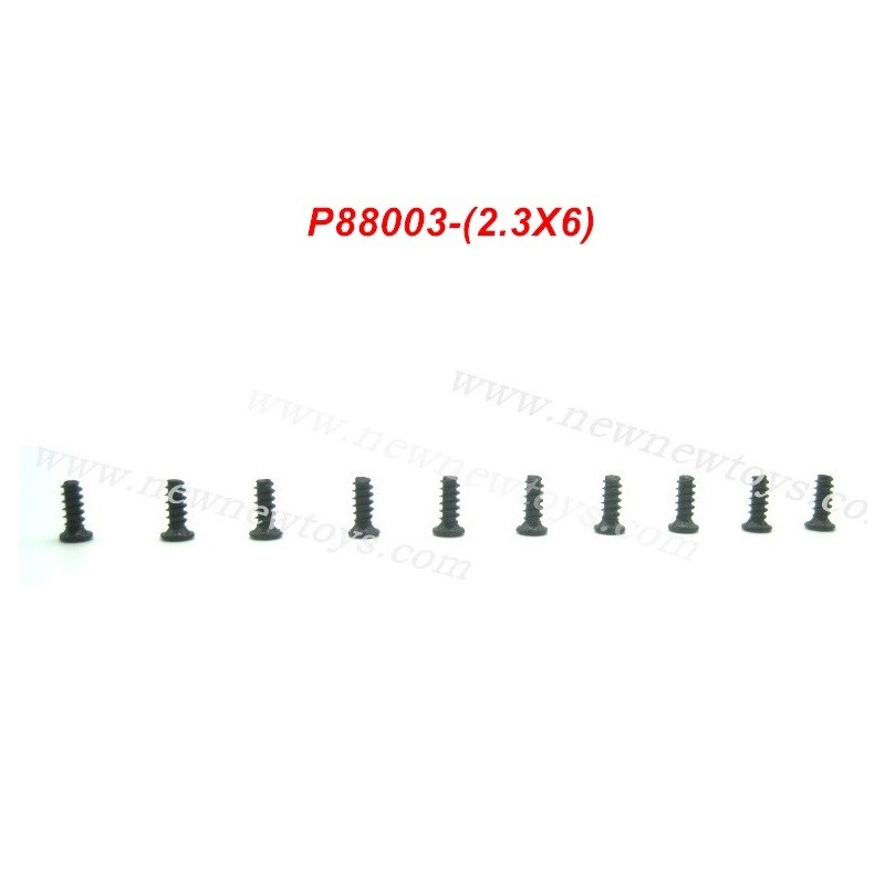 PXtoys 1/18 RC Car 9300 9301 9302 9303 9306 9307 Parts P88003, 2.3X6 Screw