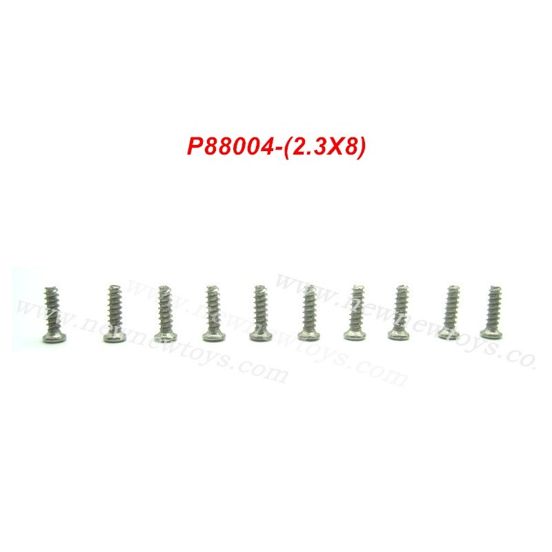 PXtoys 1/18 RC Car 9300 9301 9302 9303 9306 9307 Parts P88004, 2.3X8  Screw