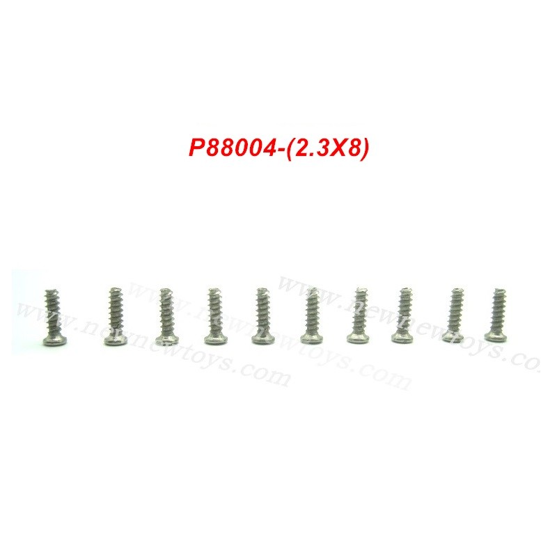 PXtoys 1/18 RC Car 9300 9301 9302 9303 9306 9307 Parts P88004, 2.3X8  Screw