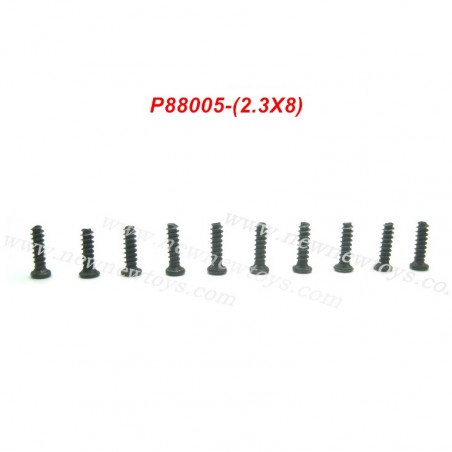 PXtoys 1/18 RC Car 9300 9301 9302 9303 9306 9307 Parts P88005, 2.3X8  Screw