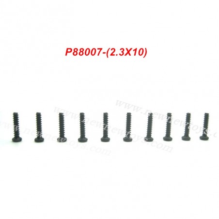 PXtoys 1/18 RC Car 9300 9301 9302 9303 9306 9307 Parts P88007, 2.3X10 Screw