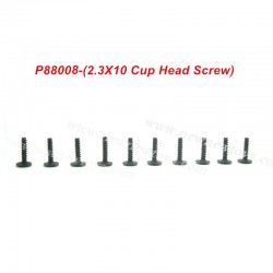 PXtoys 1/18 RC Car 9300 9301 9302 9303 9306 9307 Parts P88008, 2.3X10 Cup Head Screw