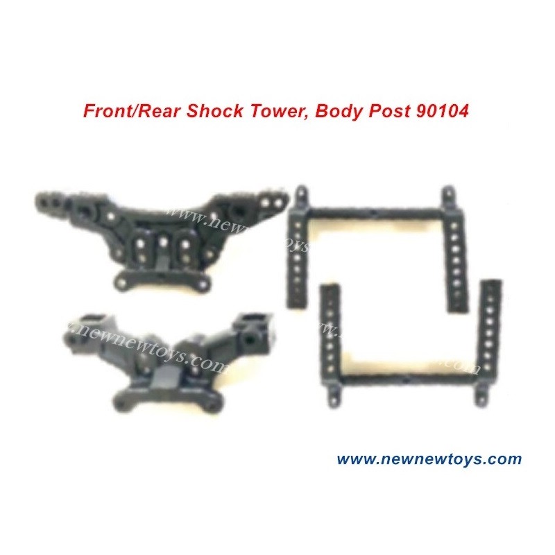 HBX 905 905A Shock Tower, Body Post Set Parts-90104