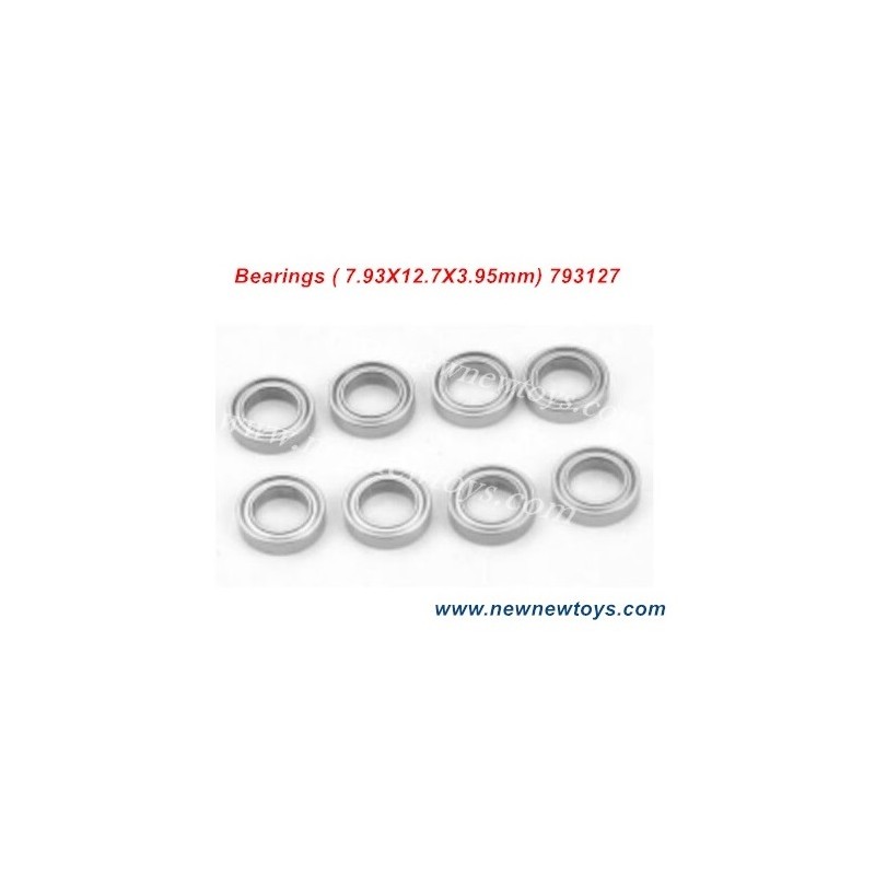 HBX Twister RC Car 905 905A Bearings Parts 793127, (7.93X12.7X3.95mm)