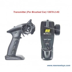 HBX 901 Transmitter, Remote Control 12670-2.4G (For Brushed Version Car)