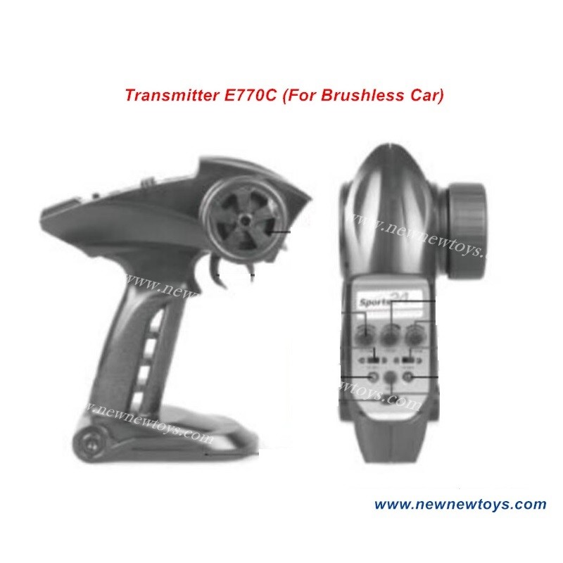 HBX 901A Transmitter, Remote Control E770C (For Brushless Version Car)