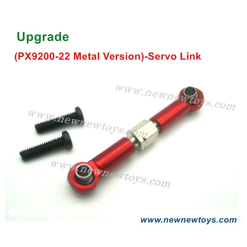 PXtoys 9203 Servo Rod Upgrade-Alloy Version-Red