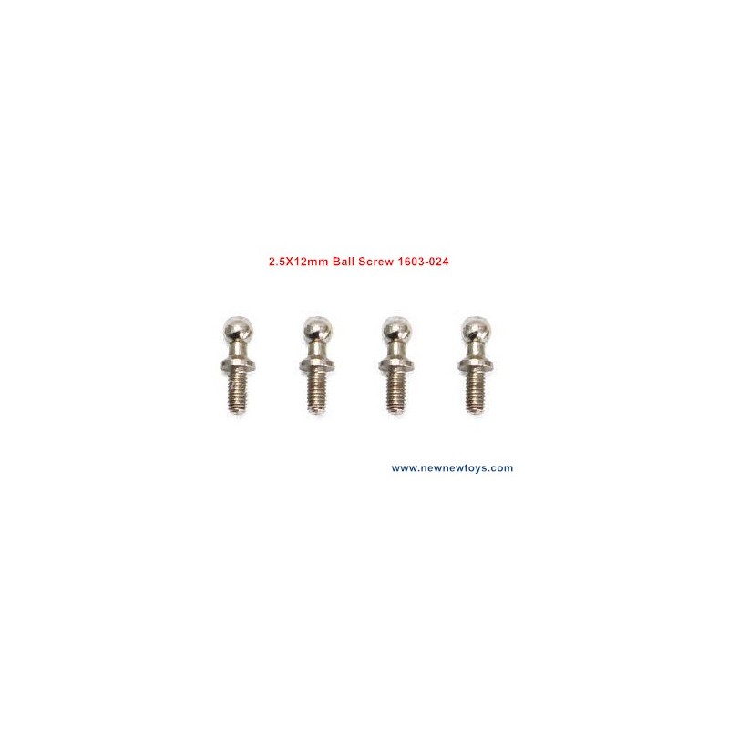 SG 1603/ SG 1604 Parts 2.5X12mm Ball Screw 1603-024