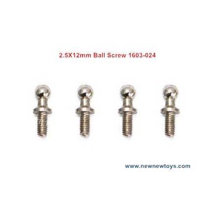 SG 1603/ SG 1604 Parts 2.5X12mm Ball Screw 1603-024
