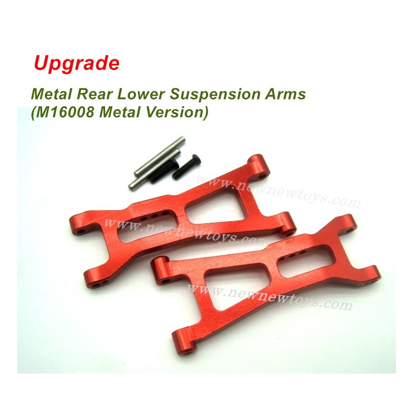 SG RC Car 1601 Upgrade Alloy Rear Lower Suspension Arms-Red