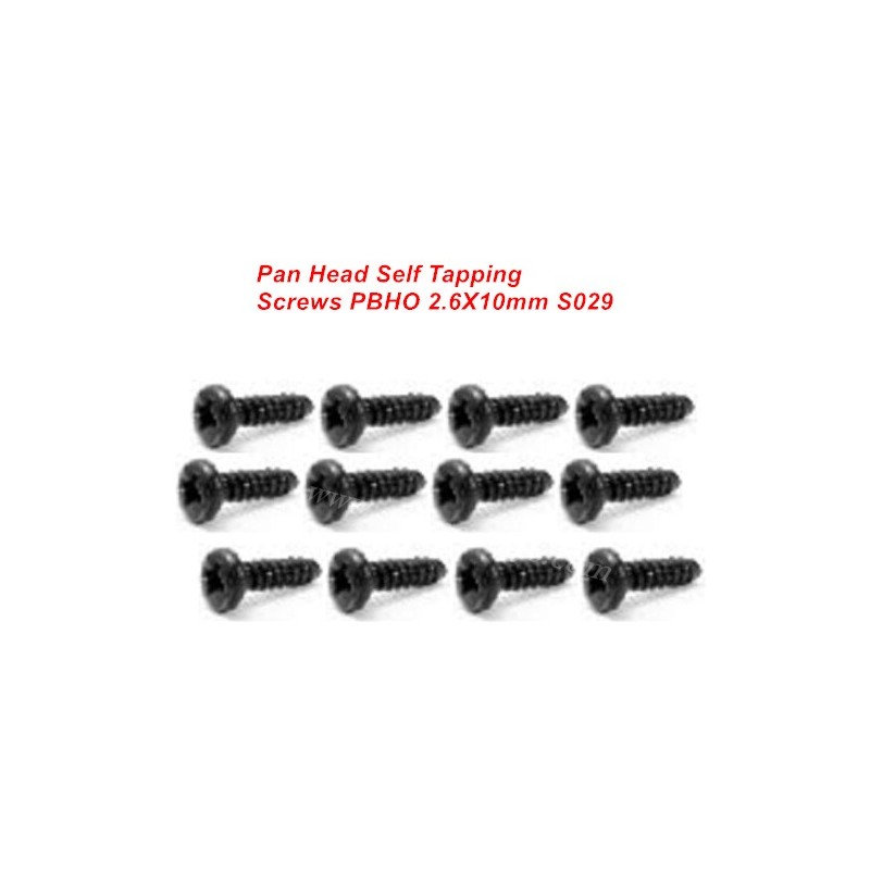 SG 1601/SG 1602 Screws Parts S029 PBHO2.6X10mm