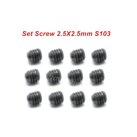 SG 1601/SG 1602 Screw Parts S103 2.5X2.5mm