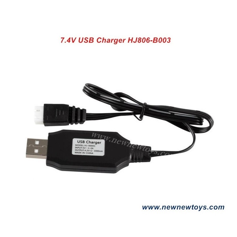 Hongxunjie HJ809 Parts 7.4V USB Charger HJ806-B003