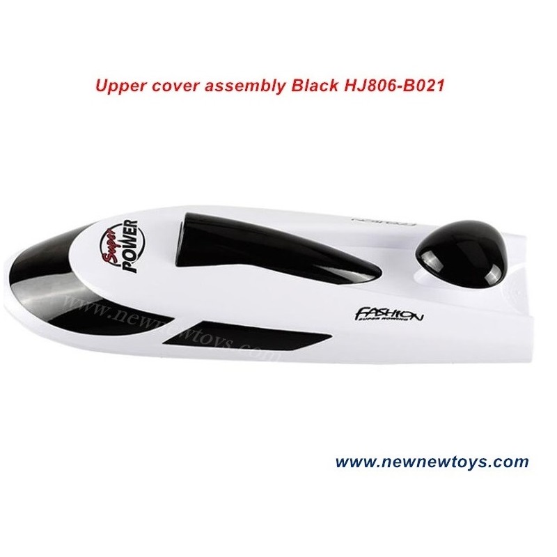 Hongxunjie RC Boat HJ809 Parts Upper cover assembly HJ806-B021-Black Color