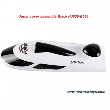 Hongxunjie RC Boat HJ810 Parts Upper cover assembly HJ806-B021-Black Color