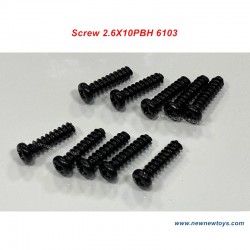 Parts Screw 2.6X10PBH 6103 For Suchiyu RC Model SCY 16101/16102/16103/16201