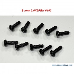 Parts Screw 2.6X9PBH 6102 For Suchiyu RC Model SCY 16101/16102/16103/16201