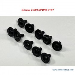 Parts Screw 2.6X10PWB 6107 For SCY RC Car 16101/16102/16103/16201
