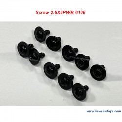Parts Screw 2.6X6PWB 6106 For SCY RC Car 16101/16102/16103/16201