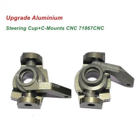 ZD Racing DBX 10 Upgrades-Aluminium Steering Cup+C-Mounts CNC 71867