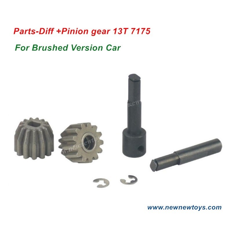 ZD Racing DBX 10 Parts Diff +Pinion Gear 13T 7175 For Brushed Version Car
