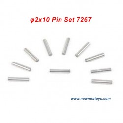 DBX 10 RC Car Parts 7267, φ2x10 Pin Set