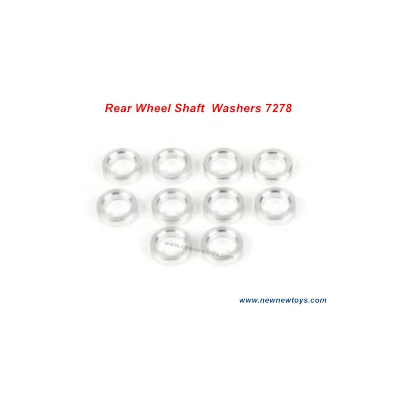 ZD Racing DBX 10 Parts 7278, Rear Wheel Shaft  Washers