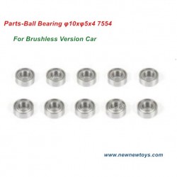 ZD Racing DBX 10 Ball Bearing Parts 7554, φ10xφ5x4