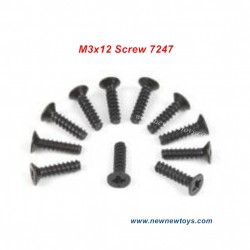 ZD Racing DBX 10 Parts 7247, M3x12 Flat Head Self-Tapping Screw Set