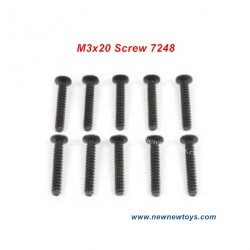ZD Racing DBX 10 Parts 7248, M3x20 Flat Head Self-tapping Screw Set