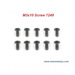 ZD Racing DBX 10 Parts 7249, M3x10 Flat Head Screw Set
