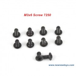 ZD Racing DBX 10 Parts 7250, M3x6 Pan Self-tapping Screw Set